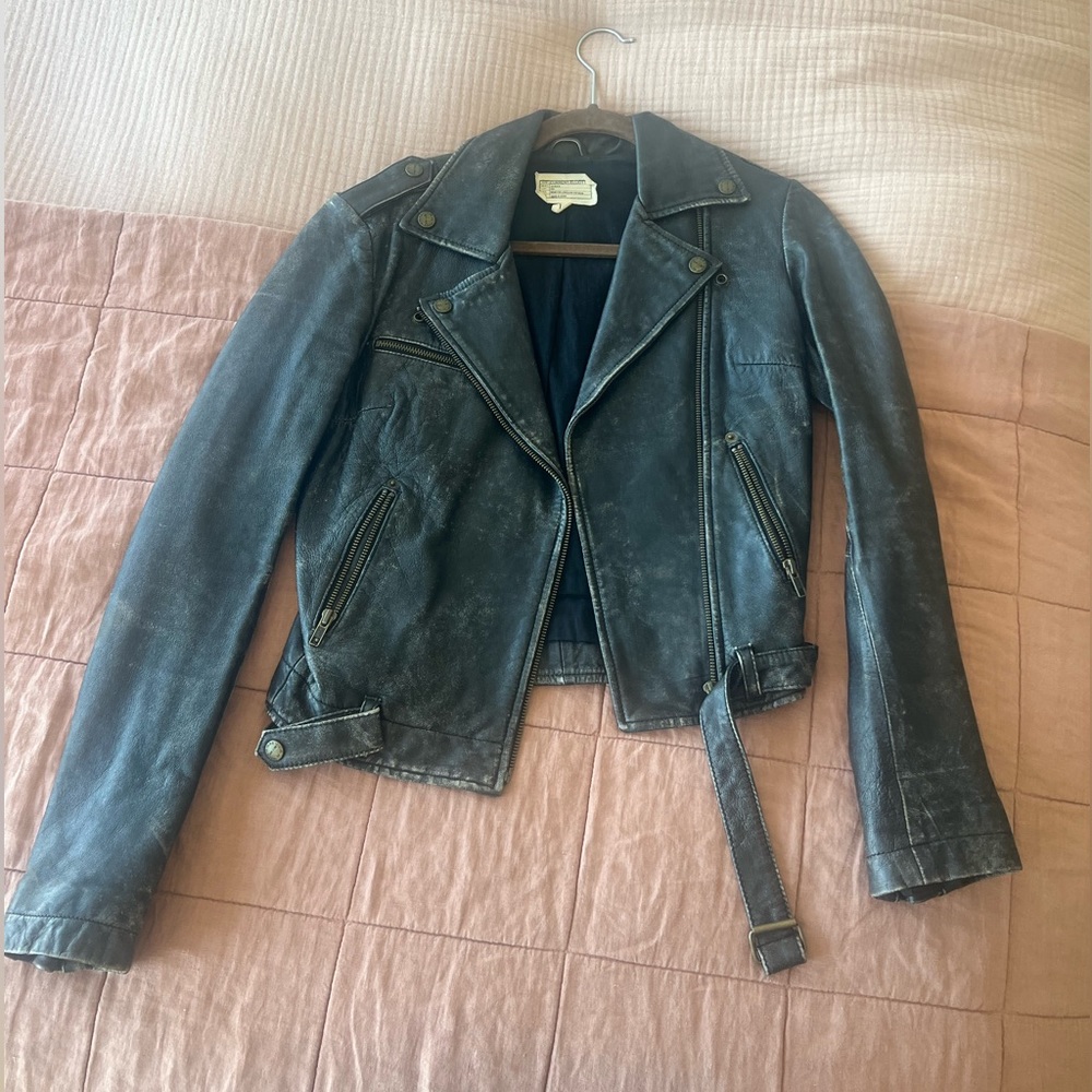 Current/ Elliot Leather Jacket